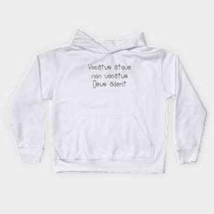 God is present Kids Hoodie